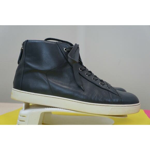Gianvito Rossi Milano Men\'s Gray zipper in rear, High-Top Sneaker Size 12 main image 4
